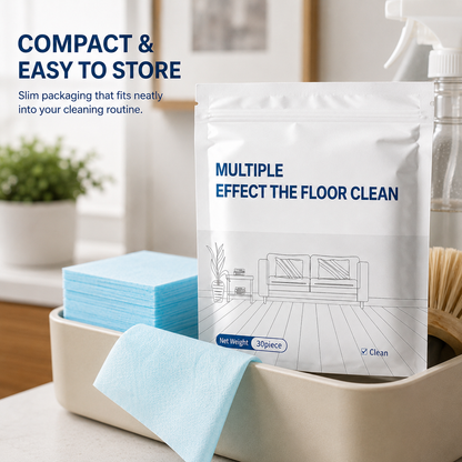 Floor Cleaning Wipes—Instant Cleaning, No Residue